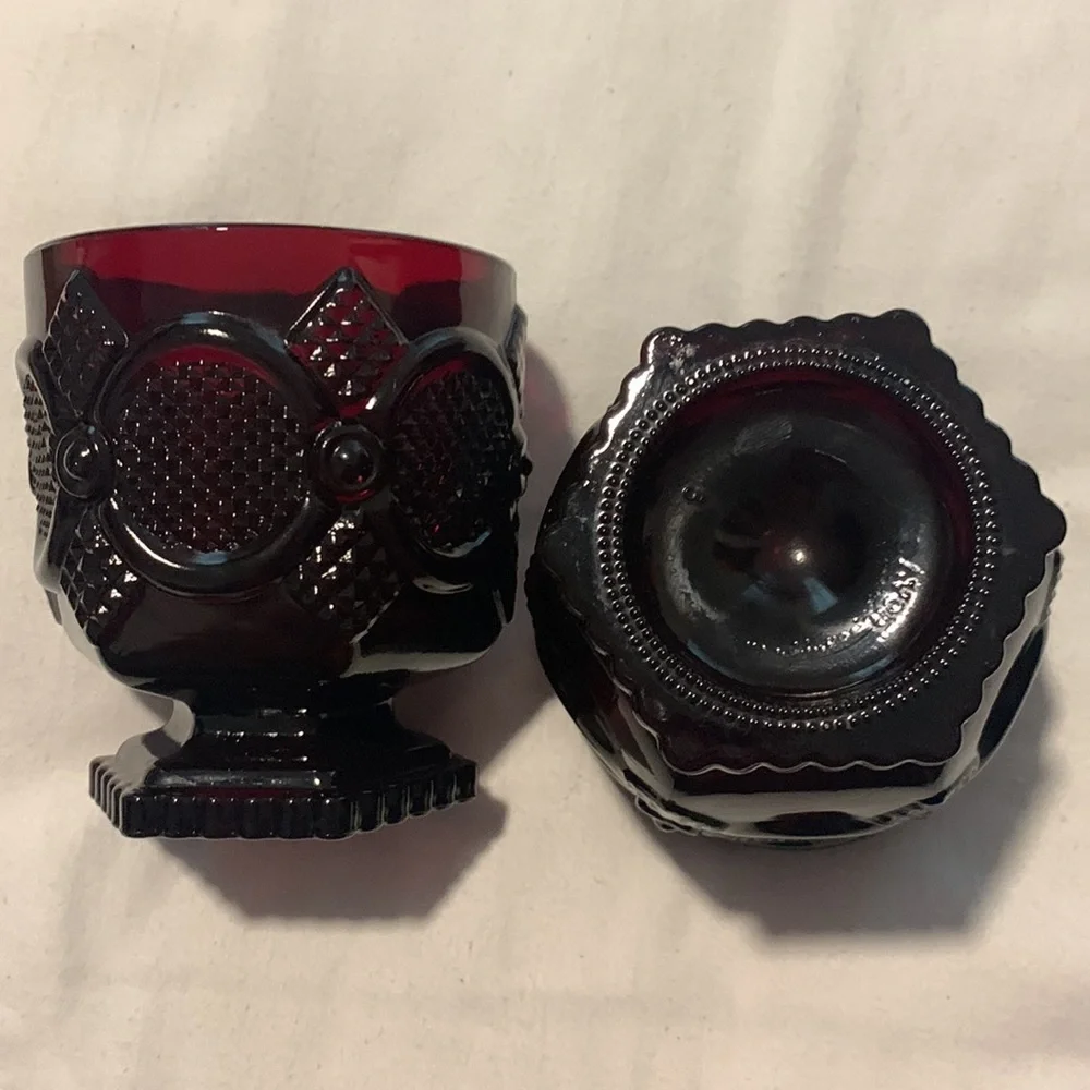 VTG AVON Ruby Goblets